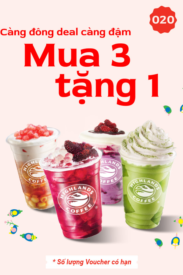 voucher highlands coffee 2